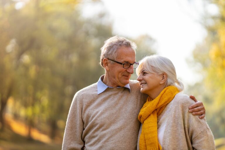 elderly couple